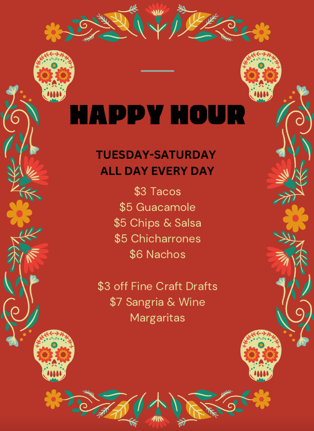 Quvo Tacos Happy Hour